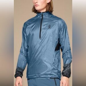 ON Men's Zero Jacket Stellar | Black windproof water resistant men size large